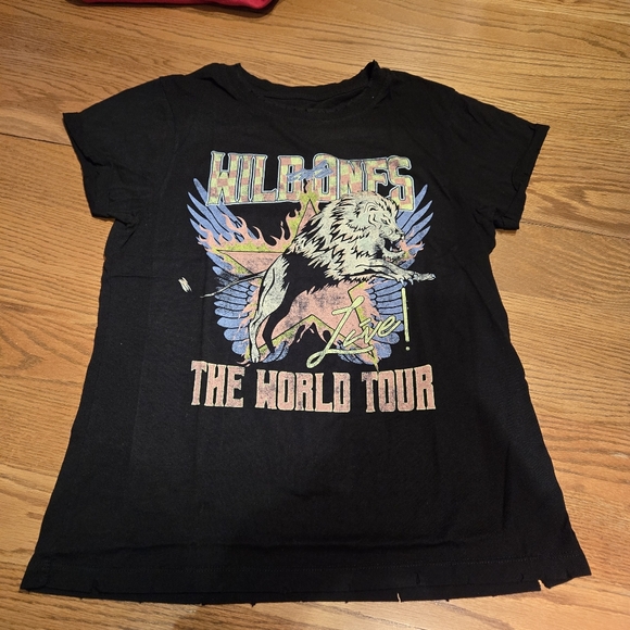 NWOT Oddpeople Collection Tee M Black The Wild Ones Live! The World Tour T Shirt - Picture 1 of 7